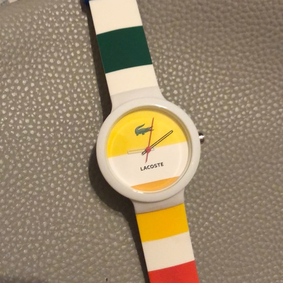 lacoste rainbow watch